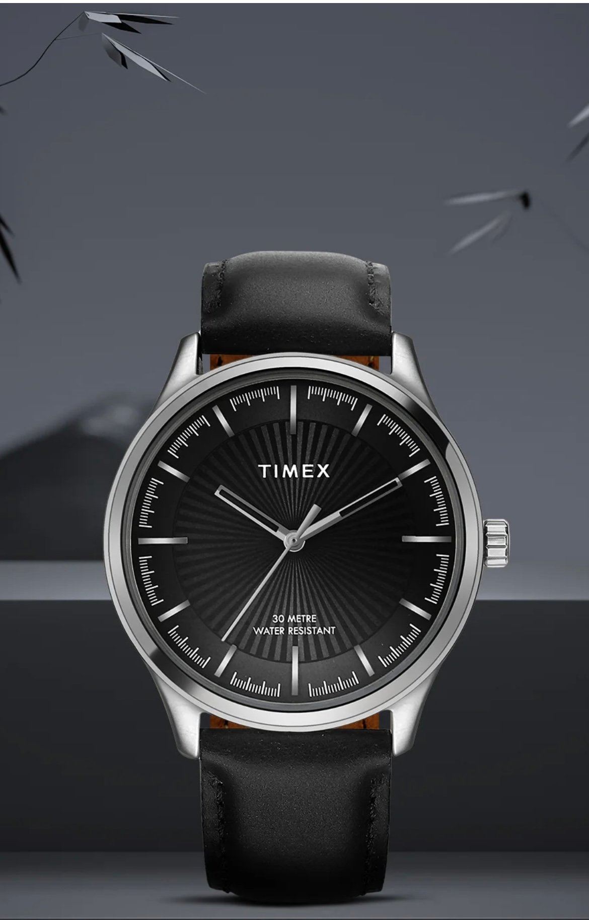 Timex Men Textured Leather Straps Analogue Watch TWTG65SMU22