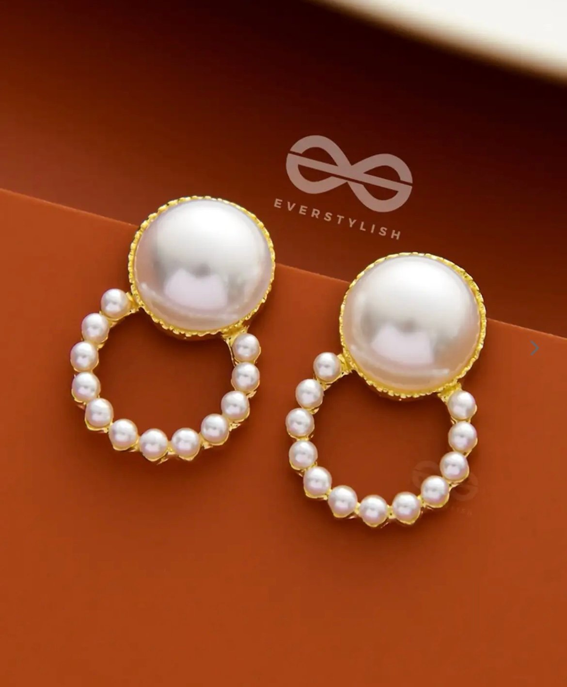 Check out Everstylish Women The Pearls Of Beauty Drop Earrings on AJIO!