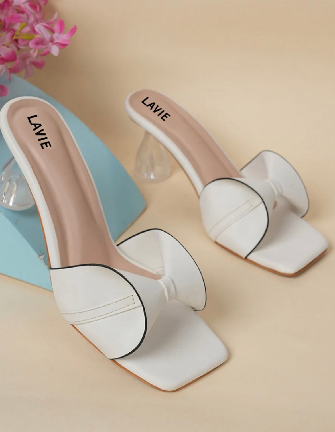 Lavie Party Block Mules with Bows