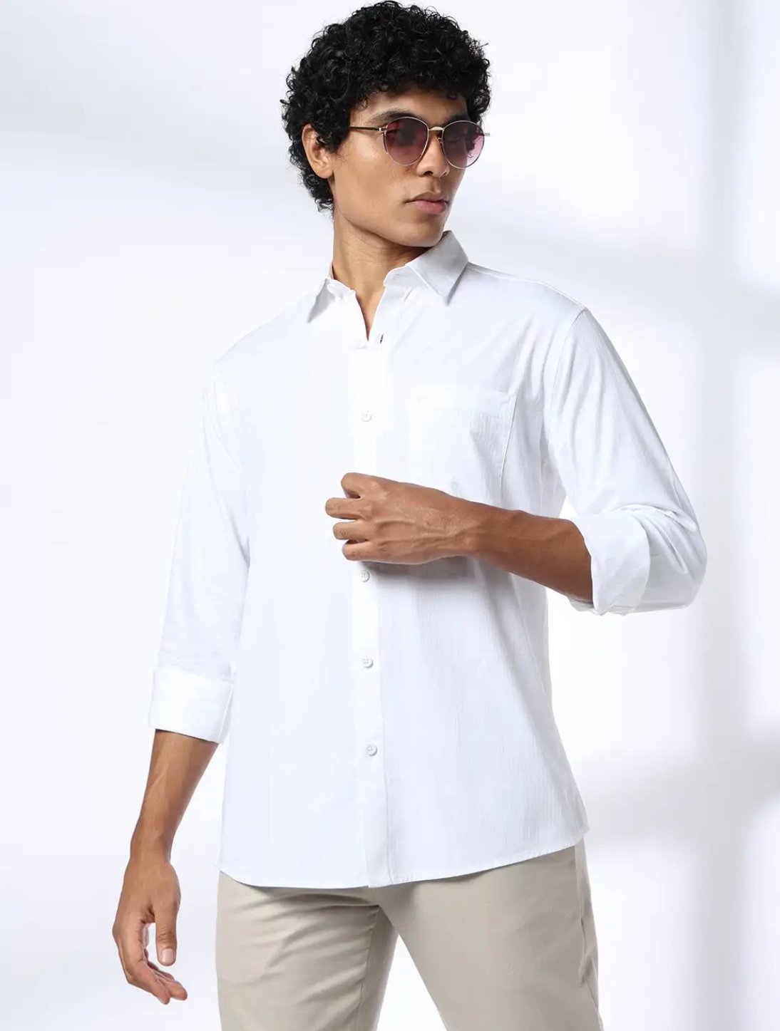  Men Slim Fit Shirt 